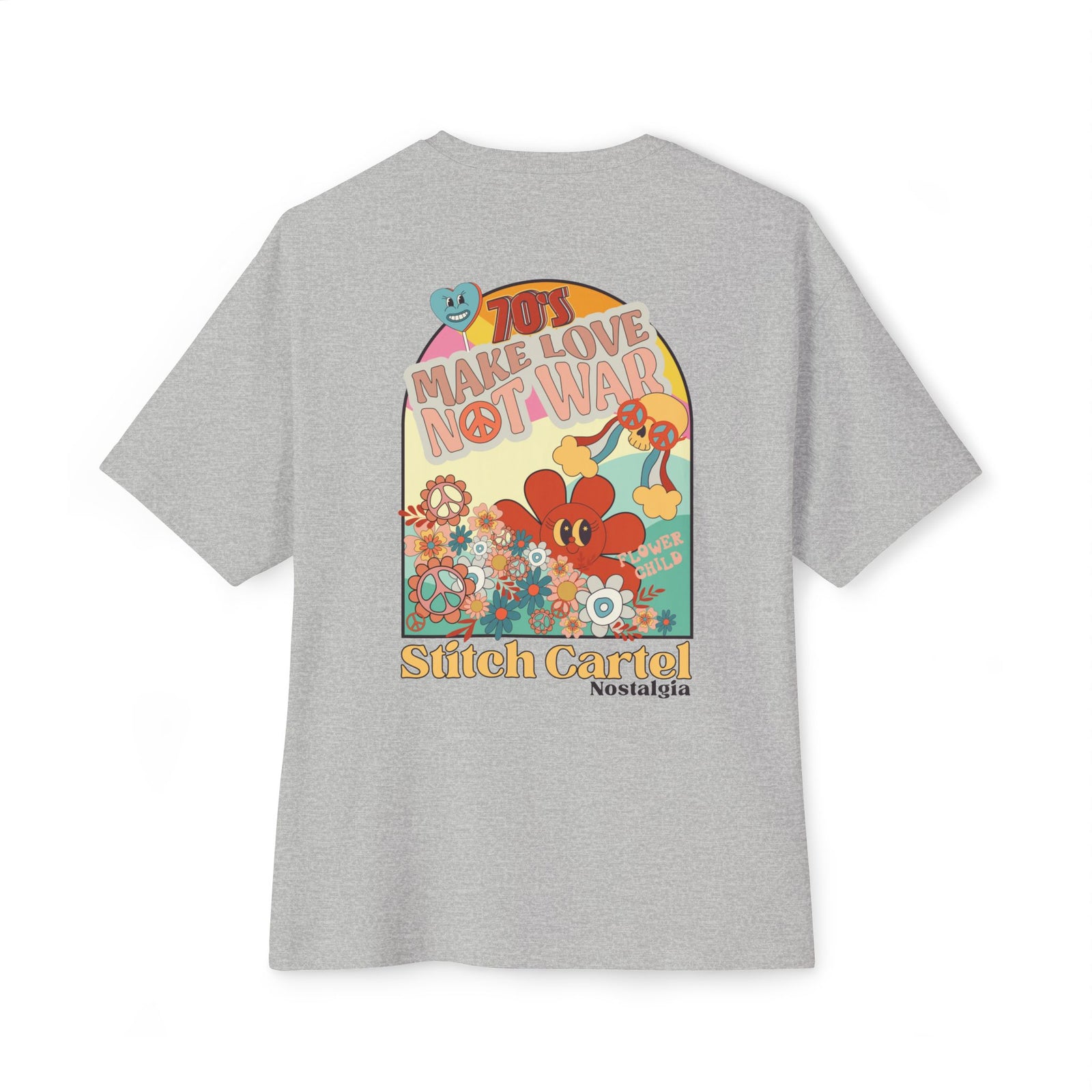Womans yellow and black 70s Nostalgia Box Tee
