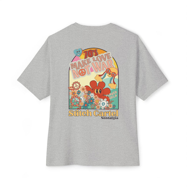 Womans yellow and black 70s Nostalgia Box Tee
