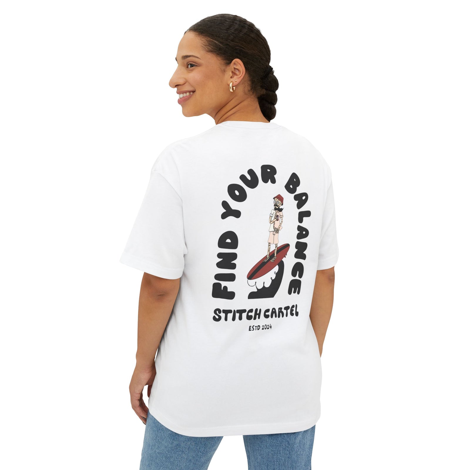 Balanced living Unisex Oversized Boxy Tee