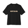 Mens 90s nostalgia beige design Oversized Boxy Tee