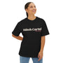 Womans 70’s nostalgia beige design Oversized Boxy Tee