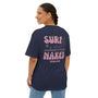 Pink Surf Naked unisex box Tee