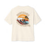 Mens 90s nostalgia beige design Oversized Boxy Tee