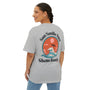Ghetto beach black design over sized Vintage Box Tee