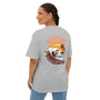 Mens nostalgia pink design Oversized Boxy Tee