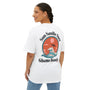 Ghetto beach black design over sized Vintage Box Tee