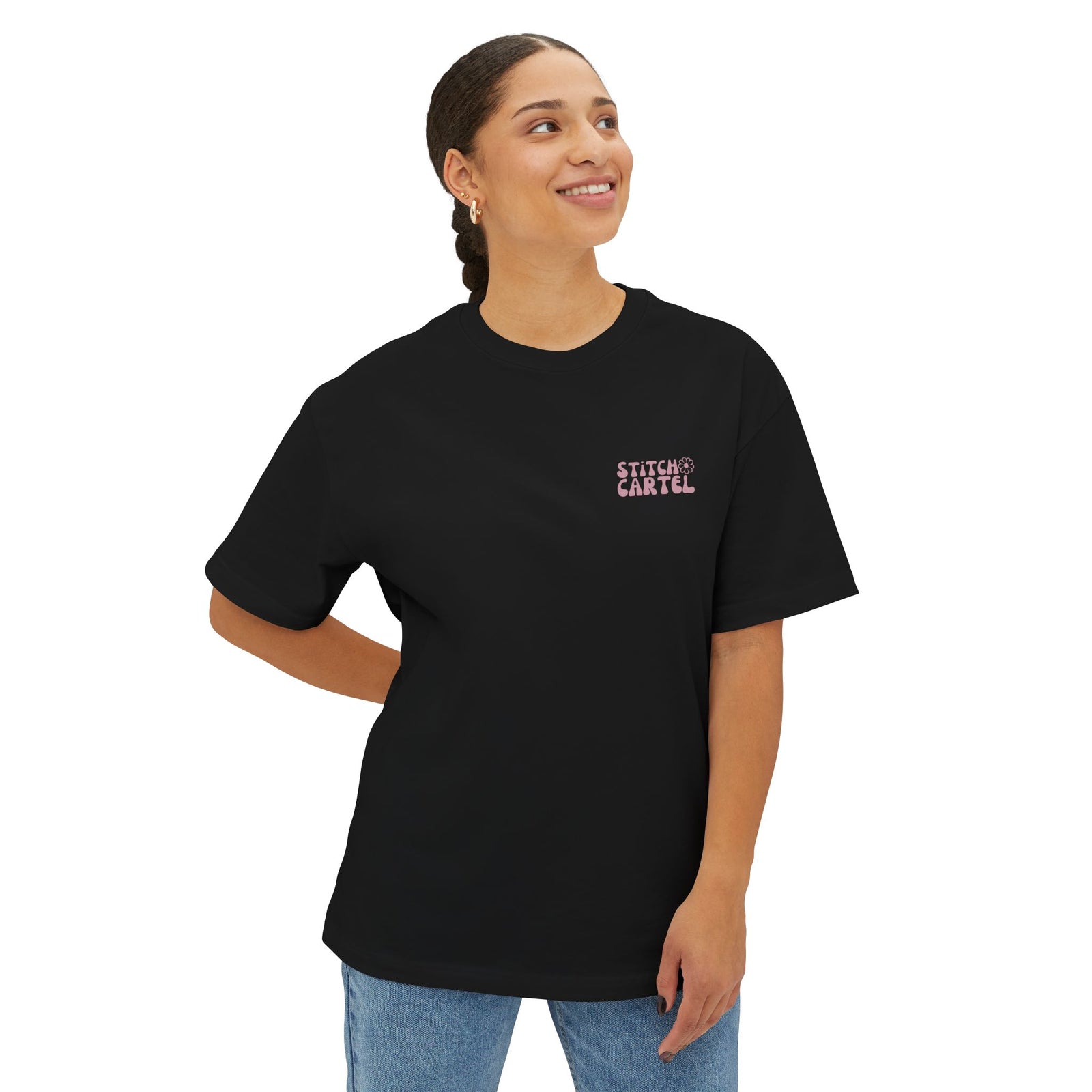 Pink Surf Naked unisex box Tee