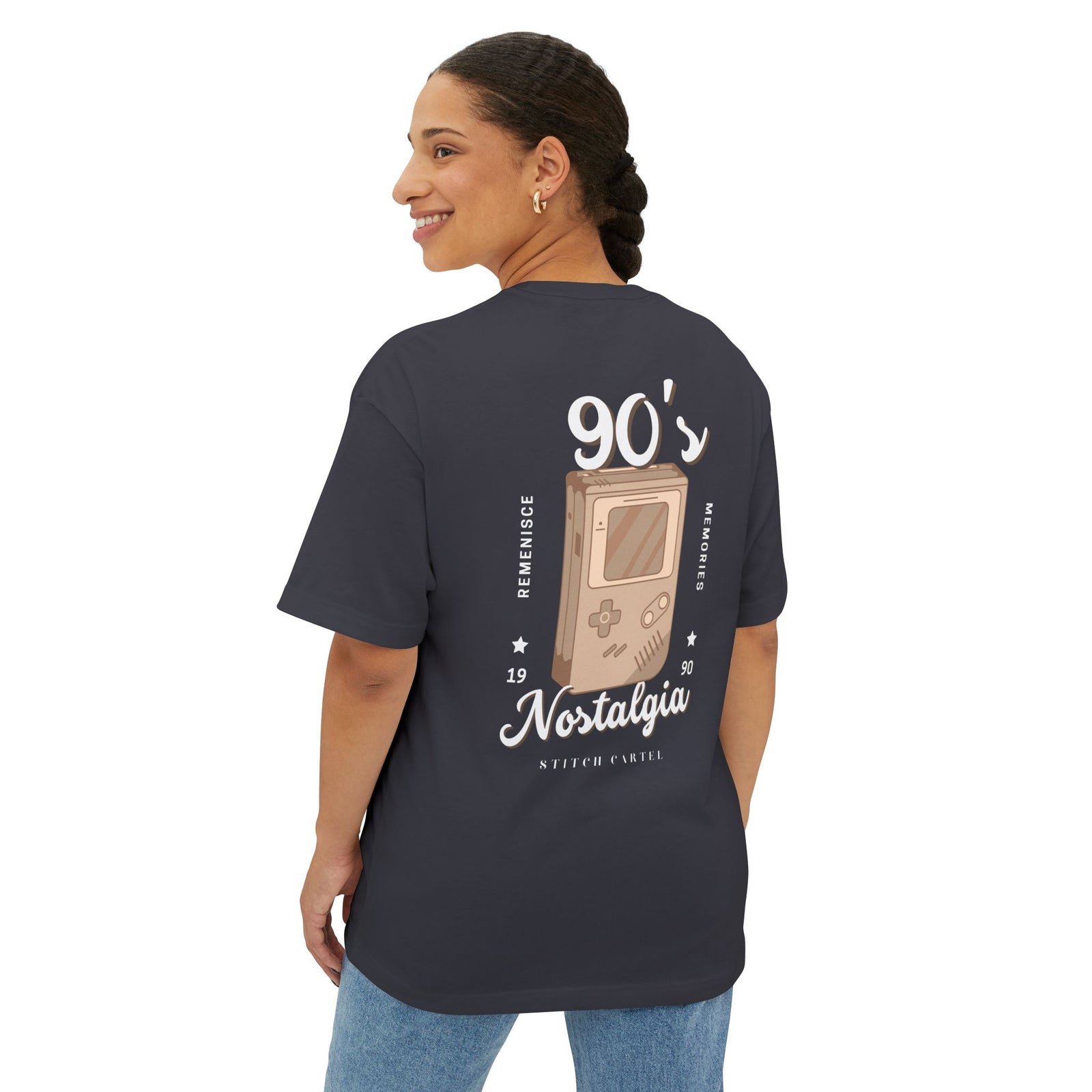 Copy of 90s Beige design Nostalgia Oversized Tee