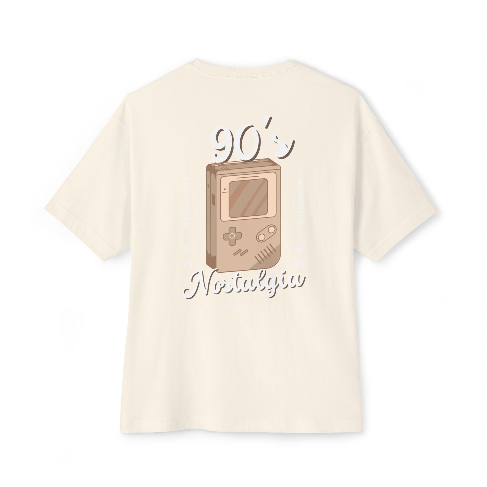 Copy of 90s Beige design Nostalgia Oversized Tee