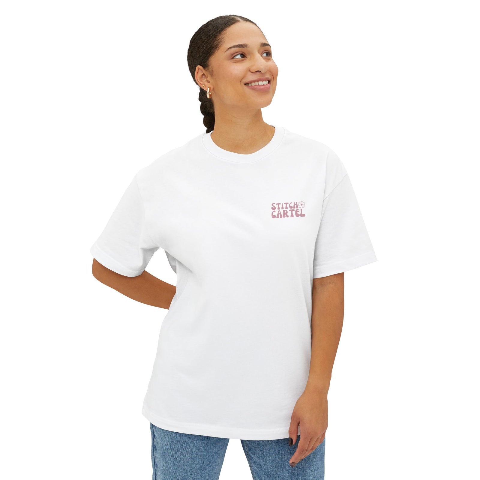 Pink Surf Naked unisex box Tee