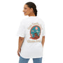 Ghetto Beach Beige design Oversized box tee
