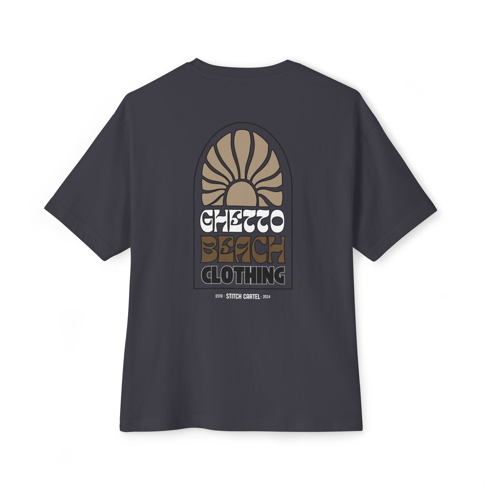 Ghetto beach basic ARCH Unisex Oversized Boxy Tee