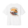 Mens 90s nostalgia beige design Oversized Boxy Tee