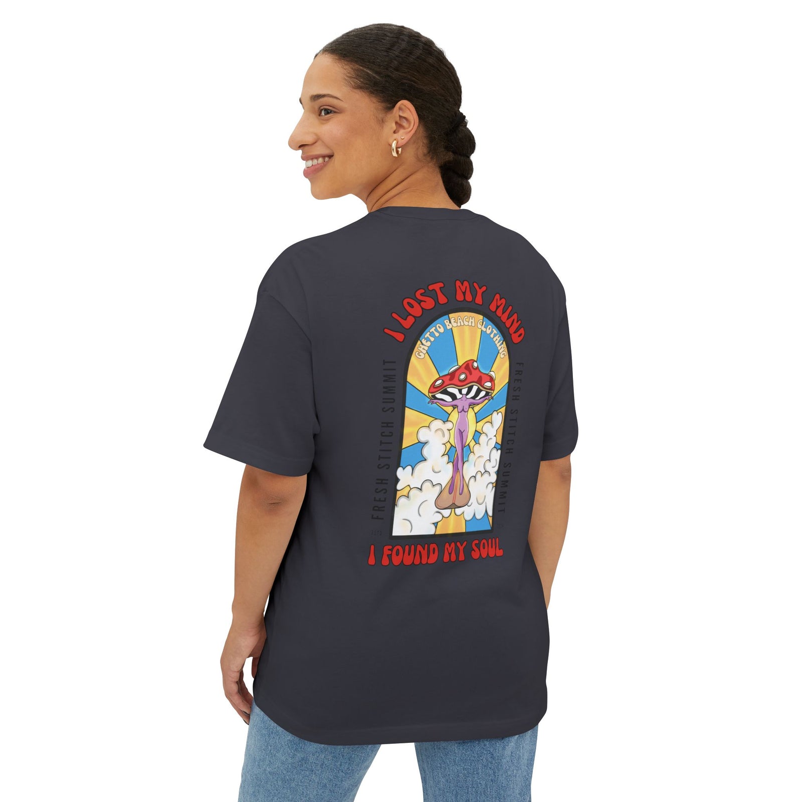 I lost my mind over sized Vintage Box Tee
