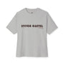 Unisex Retro Waves black design Oversized Boxy Tee