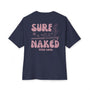 Pink Surf Naked unisex box Tee