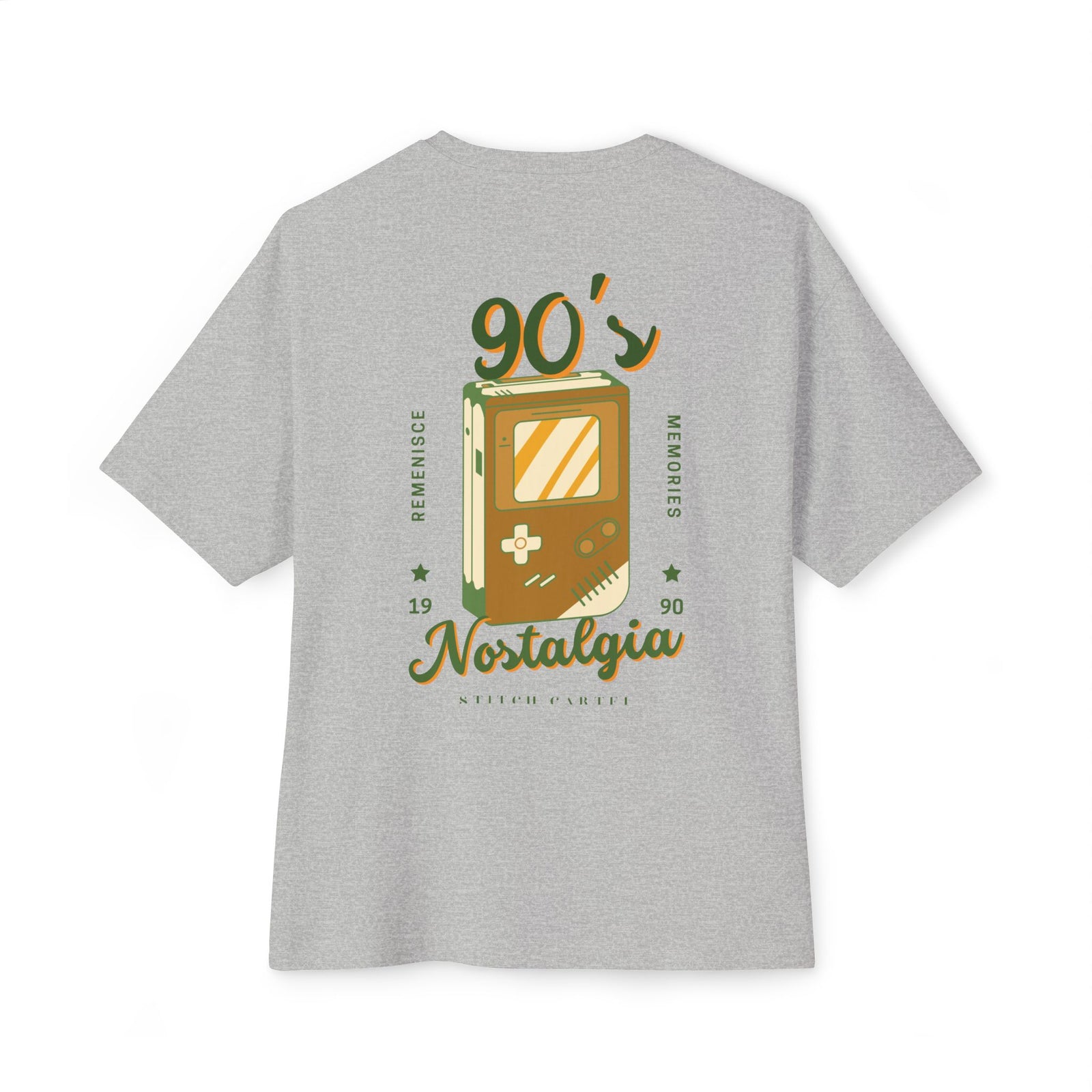 90s green design Nostalgia Oversized Tee