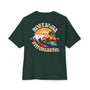 Mens 90s nostalgia beige design Oversized Boxy Tee