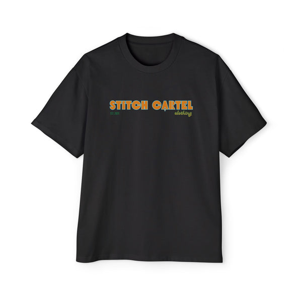 Retro Waves Oversized Tee - Men's Summer T-Shirt for Beach Vibes