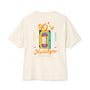 90s Yellow design Nostalgia Oversized Tee