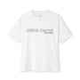 Womans 70’s nostalgia beige design Oversized Boxy Tee