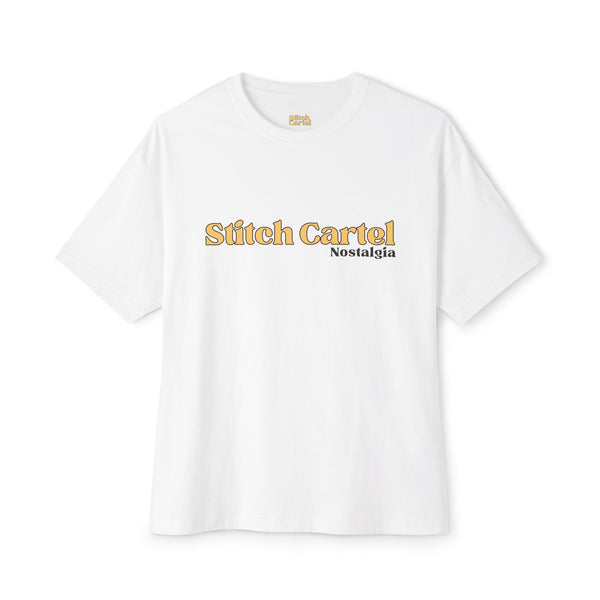Womans yellow and black 70s Nostalgia Box Tee