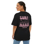 Pink Surf Naked unisex box Tee