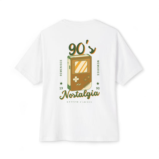 90s green design Nostalgia Oversized Tee