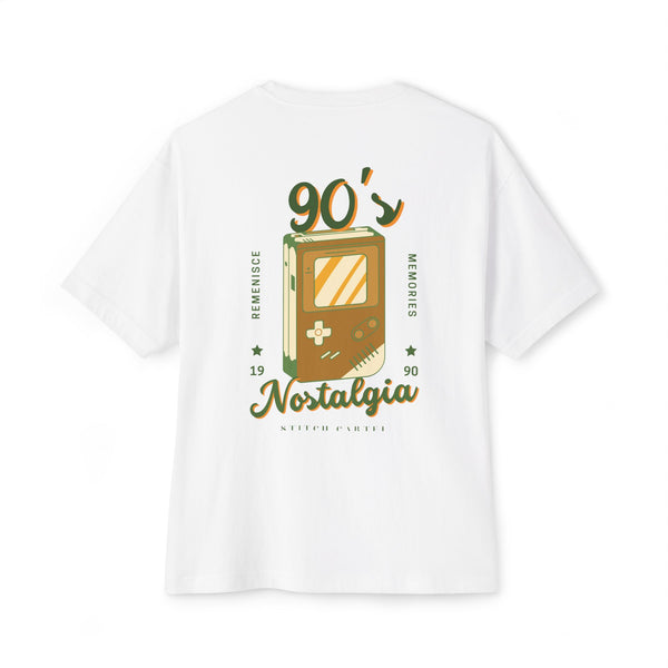 90s green design Nostalgia Oversized Tee