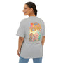 Womans 70’s nostalgia beige design Oversized Boxy Tee
