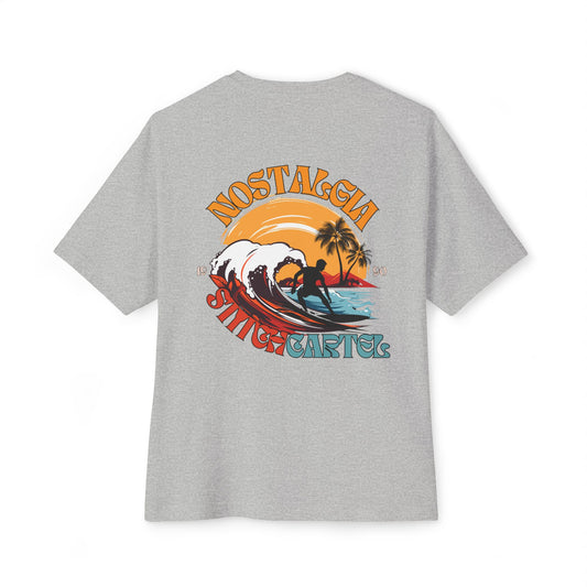 90s mens orange design Nostalgia Box Tee