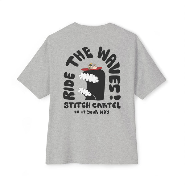 Unisex Ride The WavesOversized Boxy Tee