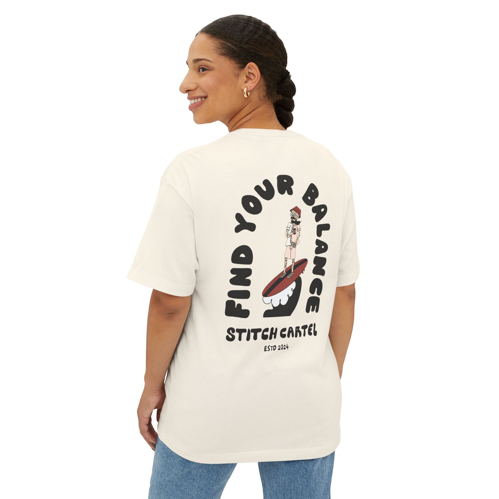 Balanced living Unisex Oversized Boxy Tee