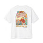 Womans yellow and black 70s Nostalgia Box Tee