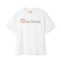 Ghetto Beach Beige design Oversized box tee