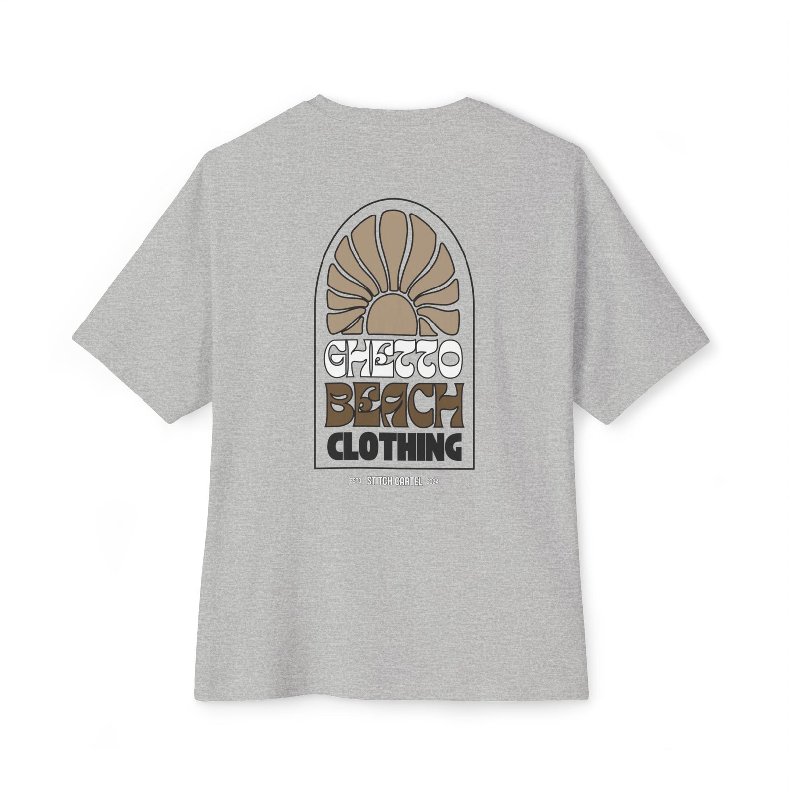 Ghetto beach basic ARCH Unisex Oversized Boxy Tee