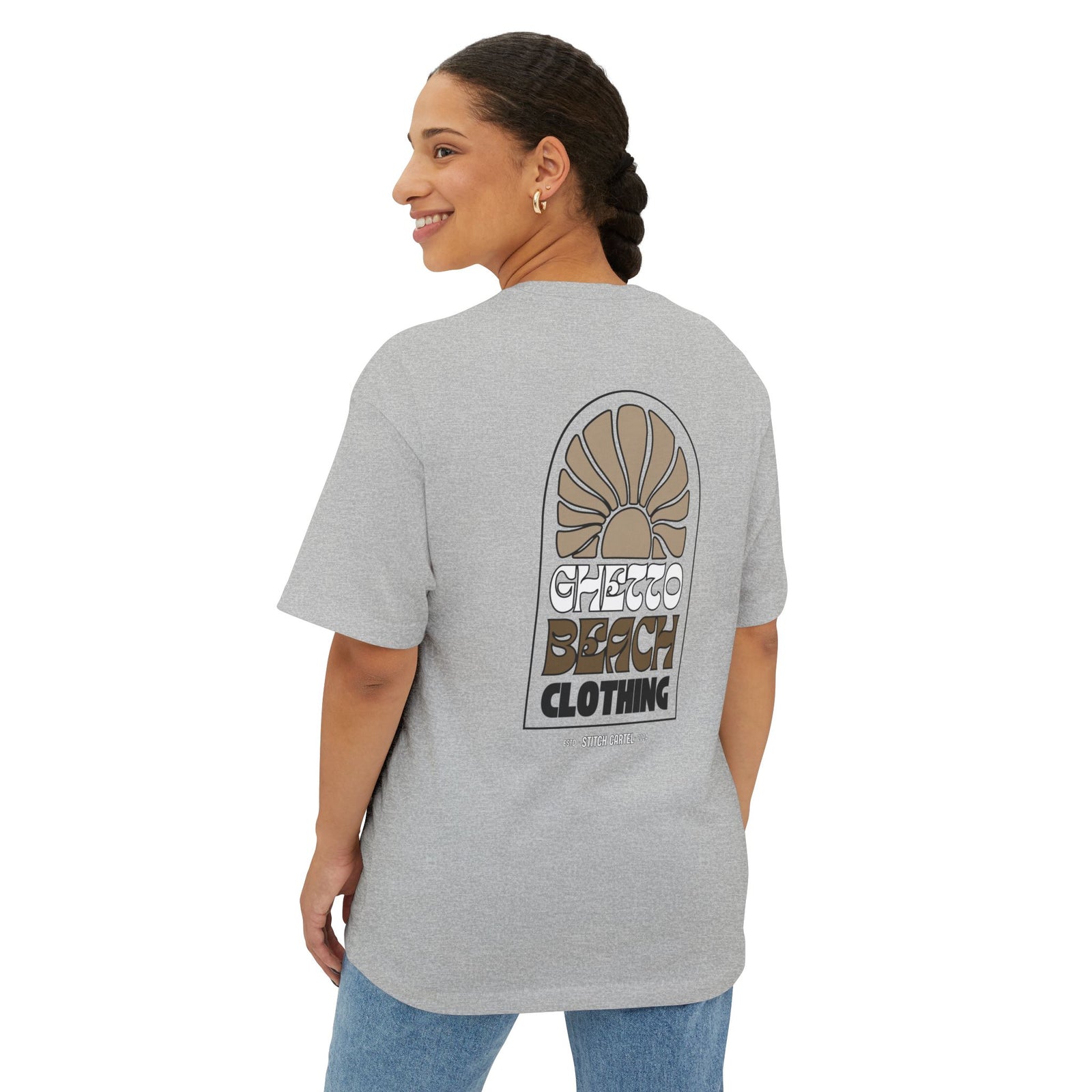Ghetto beach basic ARCH Unisex Oversized Boxy Tee