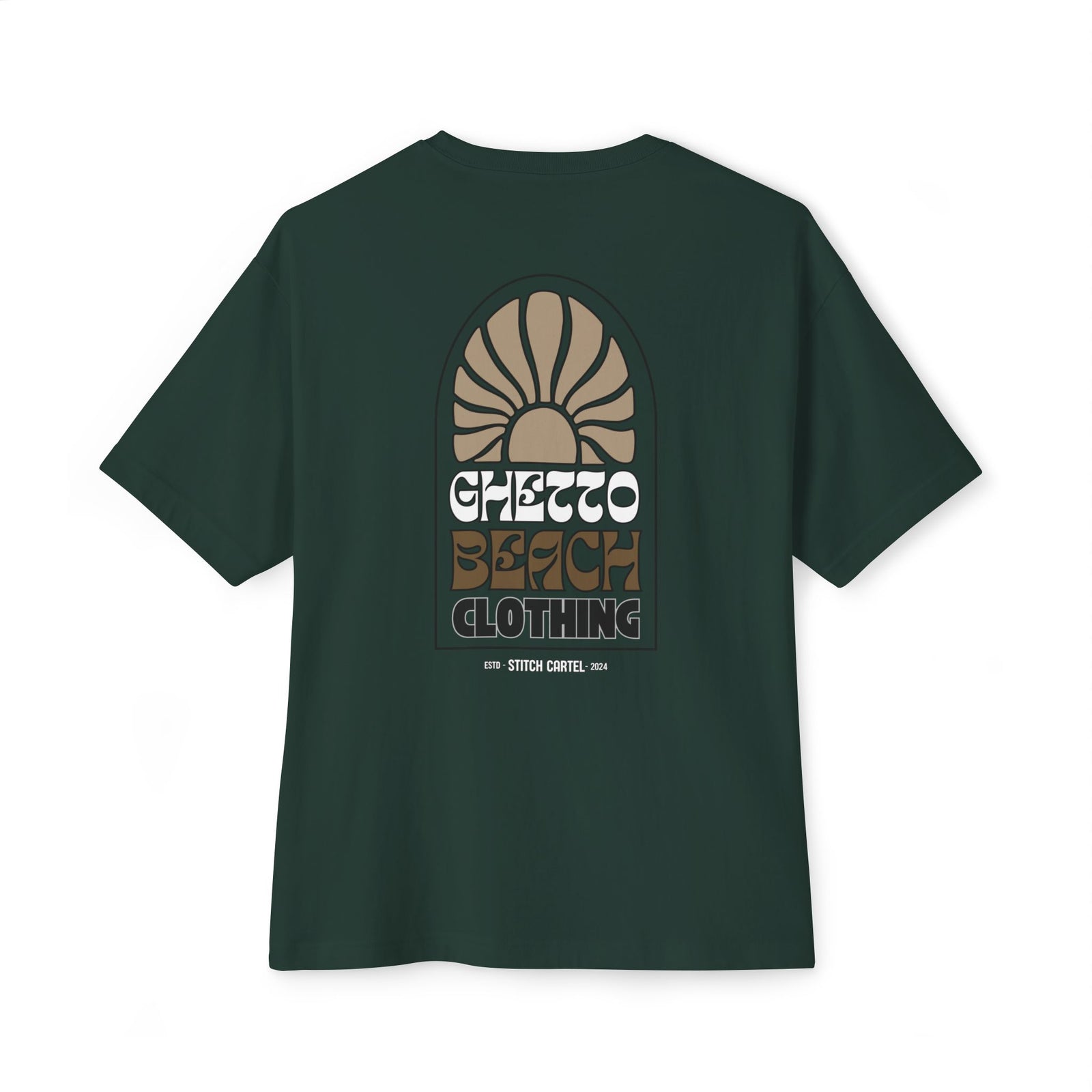 Ghetto beach basic ARCH Unisex Oversized Boxy Tee