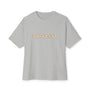 Mens 90s nostalgia beige design Oversized Boxy Tee