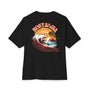 Mens nostalgia pink design Oversized Boxy Tee