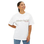 Womans 70’s nostalgia beige design Oversized Boxy Tee