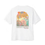 Womans 70’s nostalgia beige design Oversized Boxy Tee