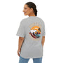 Mens 90s nostalgia beige design Oversized Boxy Tee