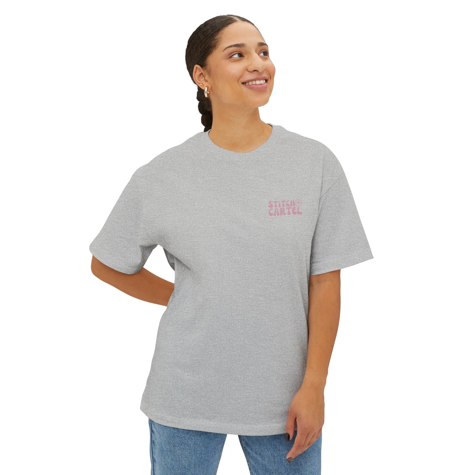 Pink Surf Naked unisex box Tee