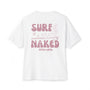 Pink Surf Naked unisex box Tee