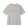 Mens nostalgia pink design Oversized Boxy Tee
