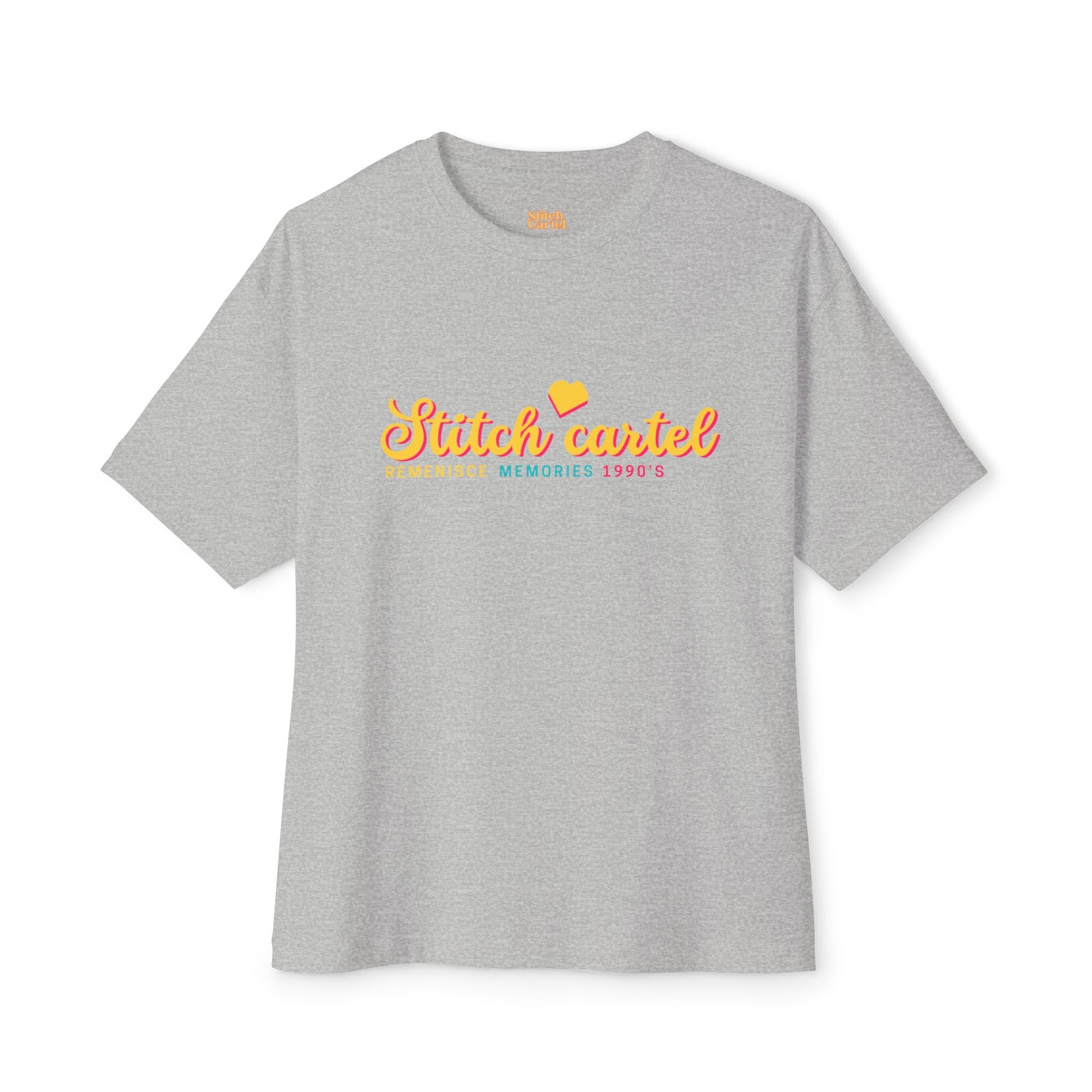 90s Yellow design Nostalgia Oversized Tee