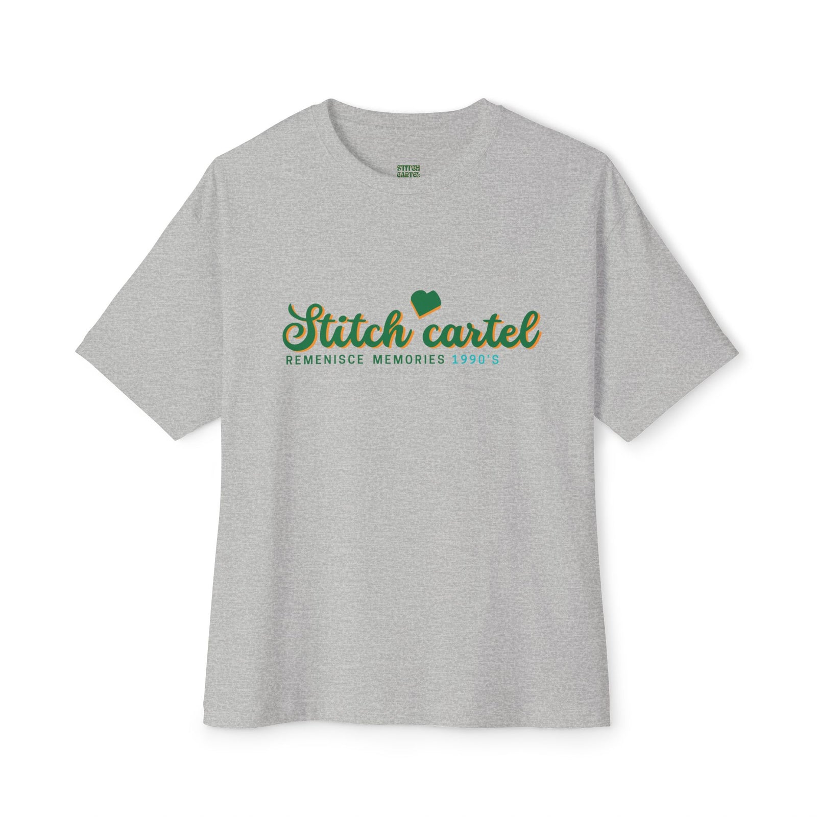 90s green design Nostalgia Oversized Tee